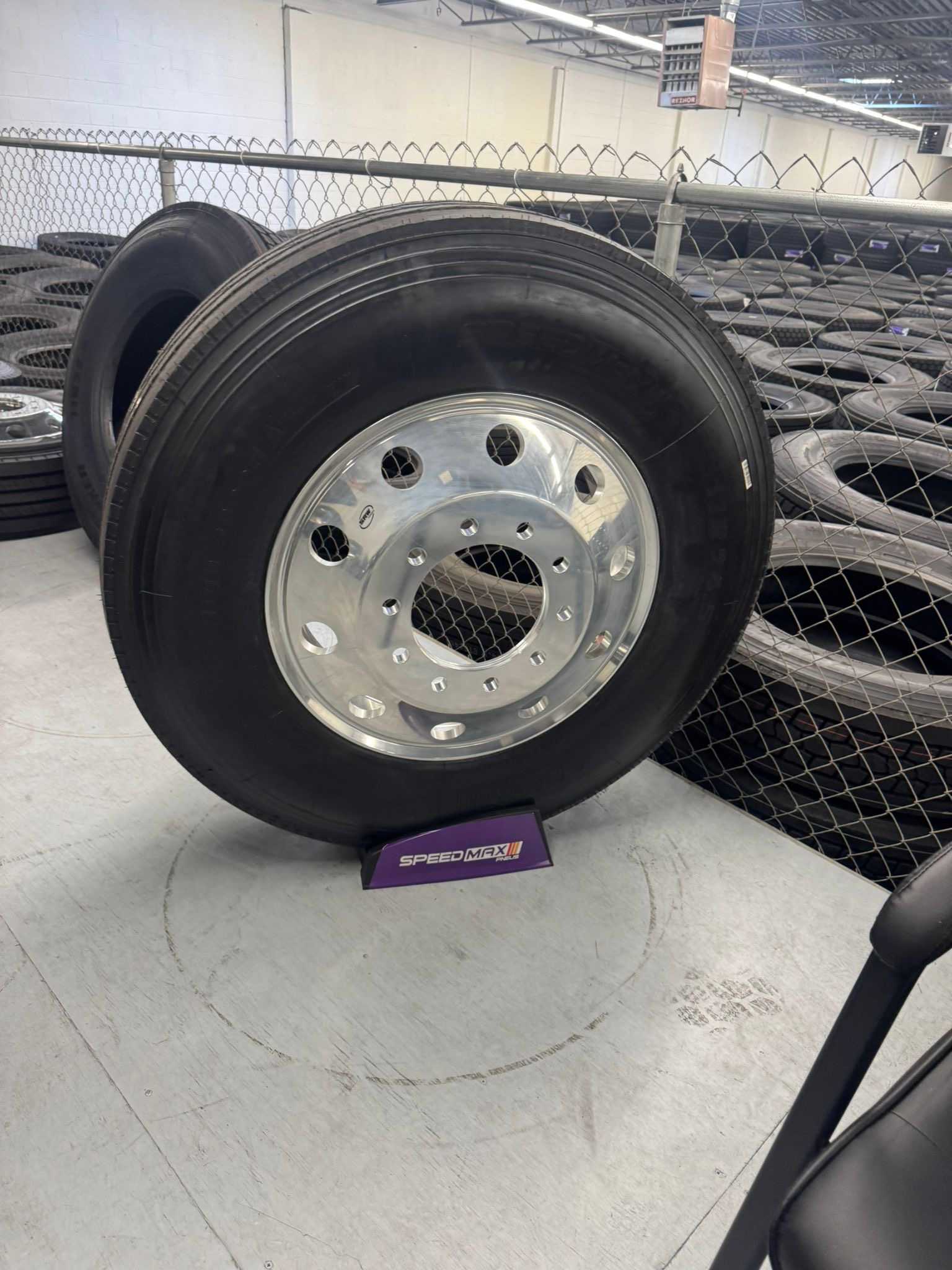 Tire and wheel background